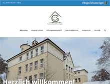 Tablet Screenshot of gartenschule-vs.de